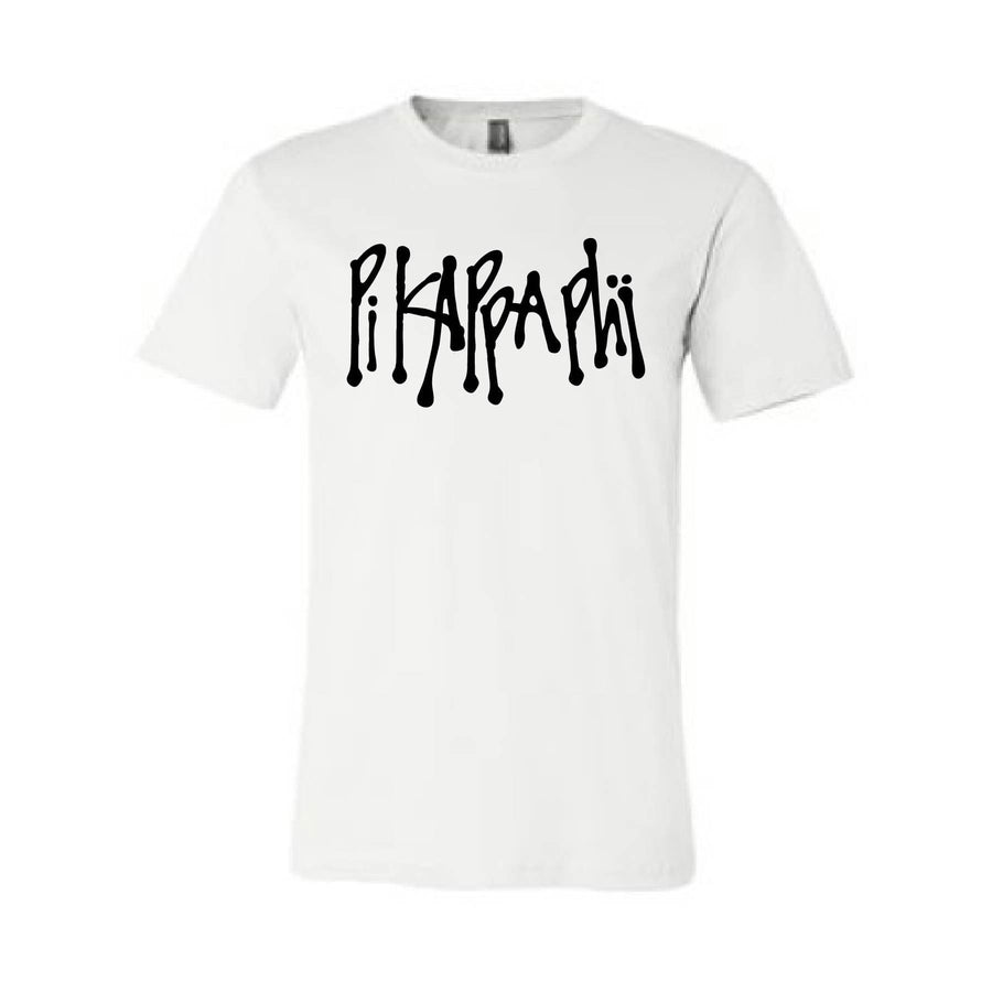 White Scribble Tee <br> (available for multiple fraternities!)